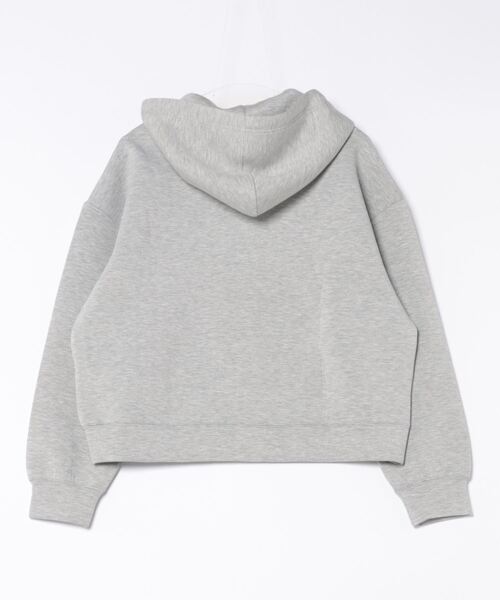 PARROTT CANVAS(パロットキャンバス)の「【PARROTT CANVAS】BIG HOODED ZIP PARKA(パーカー・レディース・ライトグレー/ブラウン・FREE)」の3枚目の写真