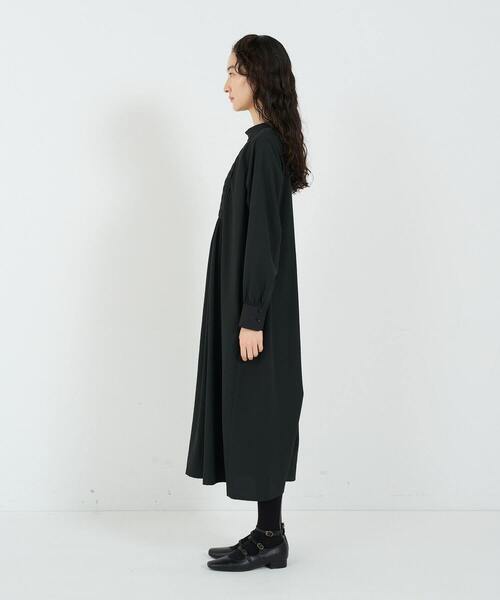 conges payes ADIEU TRISTESSE（コンジェ ペイエ アデュートリステス）の「フロントタックワンピース（ワンピース・レディース・ネイビー/ブラック・38）」の8枚目の写真