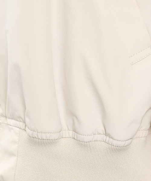 GLOBAL WORK Smile Seed Store（グローバルワーク スマイルシードストア）の「撥水UVMA‐1/994484（MA-1・レディース・ブラック/アイボリー/ベージュ/カーキ・SMALL/MEDIUM/X-LARGE/LARGE）」の7枚目の写真