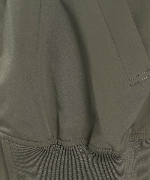 GLOBAL WORK Smile Seed Store（グローバルワーク スマイルシードストア）の「撥水UVMA‐1/994484（MA-1・レディース・ブラック/アイボリー/ベージュ/カーキ・SMALL/MEDIUM/X-LARGE/LARGE）」の10枚目の写真