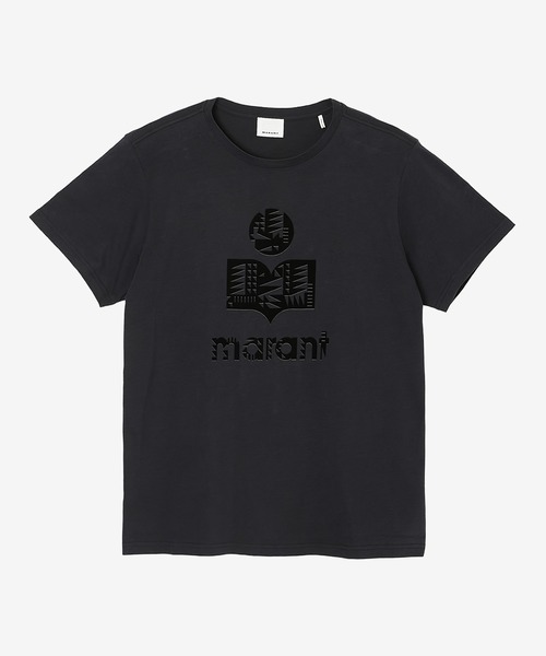 ISABEL MARANT(イザベルマラン)の「フロッキープリントTシャツ(Tシャツ/カットソー・メンズ・ブラック・S/XL)」の1枚目の写真