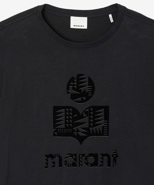 ISABEL MARANT(イザベルマラン)の「フロッキープリントTシャツ(Tシャツ/カットソー・メンズ・ブラック・S/XL)」の3枚目の写真