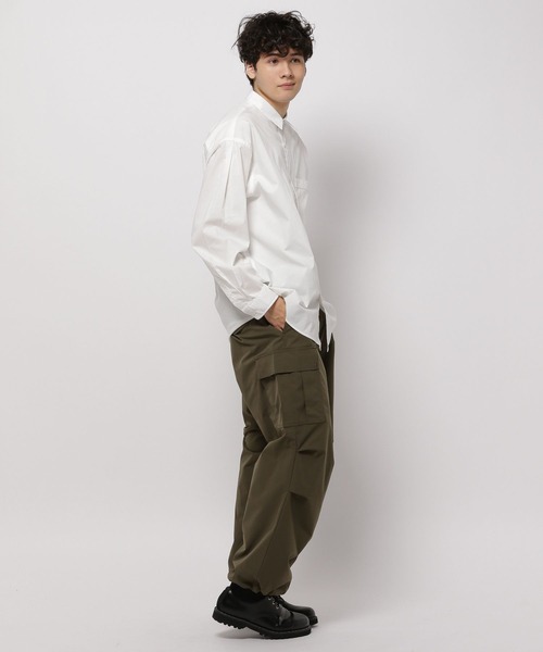 niko and...（ニコアンド）の「イージーケアタックスリーブシャツ ストライプシャツ（シャツ/ブラウス・メンズ・オフホワイト/ブルー/グリーン/ライトグレー・MEDIUM/LARGE）」の12枚目の写真