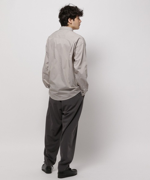 niko and...（ニコアンド）の「イージーケアタックスリーブシャツ ストライプシャツ（シャツ/ブラウス・メンズ・オフホワイト/ブルー/グリーン/ライトグレー・MEDIUM/LARGE）」の13枚目の写真