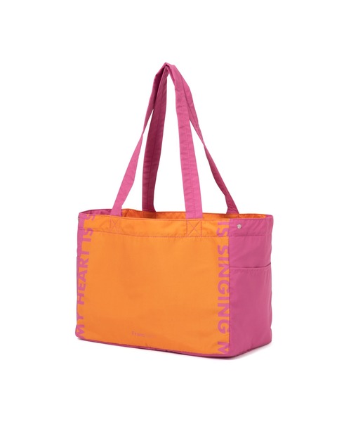 セール】バイカラー 保冷レジカゴバッグ オレンジ（トートバッグ