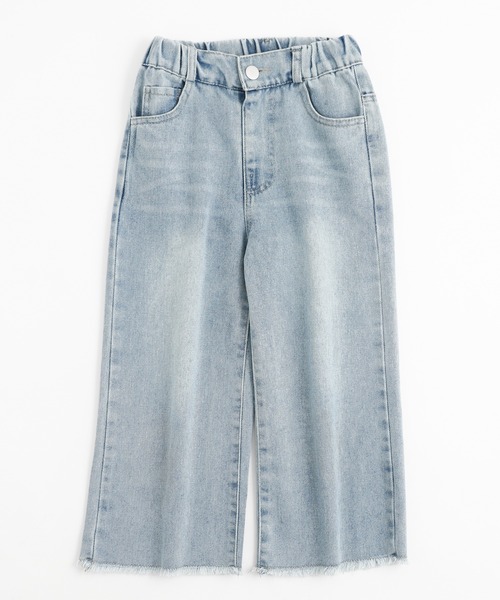 URBAN CHERRY（アーバンチェリー）の「カットオフストレートデニムパンツ（デニムパンツ・キッズ・ブルー・120cm/130cm/140cm/110cm）」の9枚目の写真