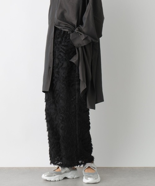 LEPSIM（レプシィム）の「シアーフリンジパンツ　996541（その他パンツ・レディース・ブラック/オフホワイト・FREE）」の11枚目の写真