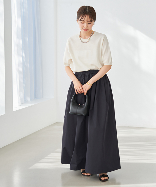 plage(プラージュ)の「silkコン taffeta スカート(スカート・レディース・ネイビー・38/36)」の15枚目の写真