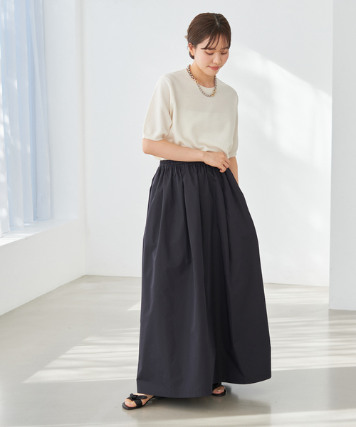 plage(プラージュ)の「silkコン taffeta スカート(スカート・レディース・ネイビー・38/36)」の16枚目の写真