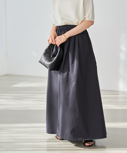 plage(プラージュ)の「silkコン taffeta スカート(スカート・レディース・ネイビー・38/36)」の17枚目の写真