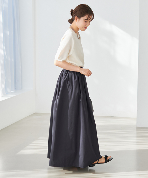 plage(プラージュ)の「silkコン taffeta スカート(スカート・レディース・ネイビー・38/36)」の18枚目の写真