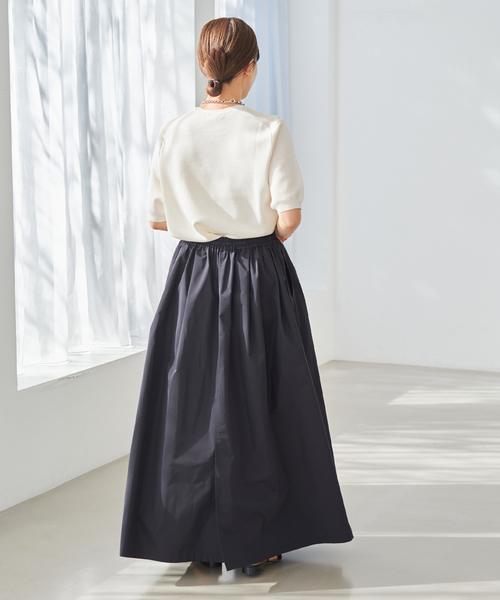 plage(プラージュ)の「silkコン taffeta スカート(スカート・レディース・ネイビー・38/36)」の21枚目の写真