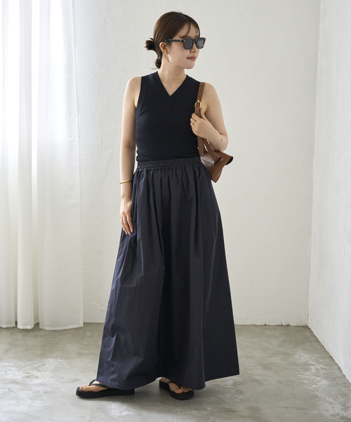 plage(プラージュ)の「silkコン taffeta スカート(スカート・レディース・ネイビー・38/36)」の22枚目の写真
