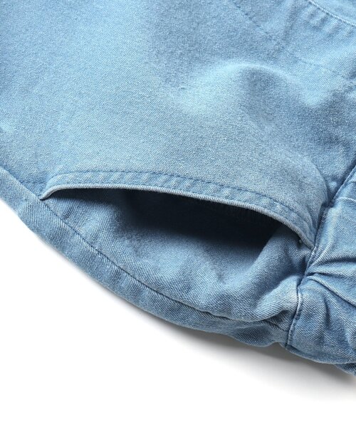 apres les cours(アプレレクール)の「デイジー刺繍ポケットパンツ(デニムパンツ・キッズ・ブラック/インディゴブルー/アイボリー・80/90/100/110/120/130/140)」の15枚目の写真