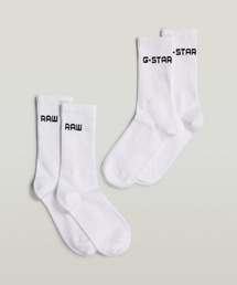 G-STAR | SPORT SOCK 2-PACK/ロゴソックス/2足セット(ソックス/靴下)