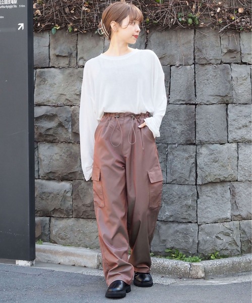 tiptop(ティップトップ)の「【ZOZO限定カラーあり】アソートスラブシアートップス(Tシャツ/カットソー・レディース・オフホワイト/ブルー/ブラック系その他/ホワイト系その他2/ブラック/ピンク/ホワイト系その他/ブラック系その他2/ホワイト系その他3・FREE)」の16枚目の写真