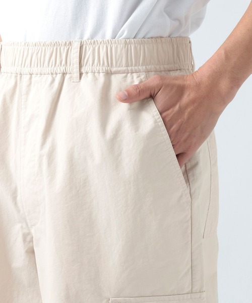 BAYFLOW（ベイフロー）の「ナイロンコットンワイドカーゴパンツ（カーゴパンツ・メンズ・グレー/カーキ/ブラック/ホワイト・SMALL/MEDIUM/LARGE）」の13枚目の写真