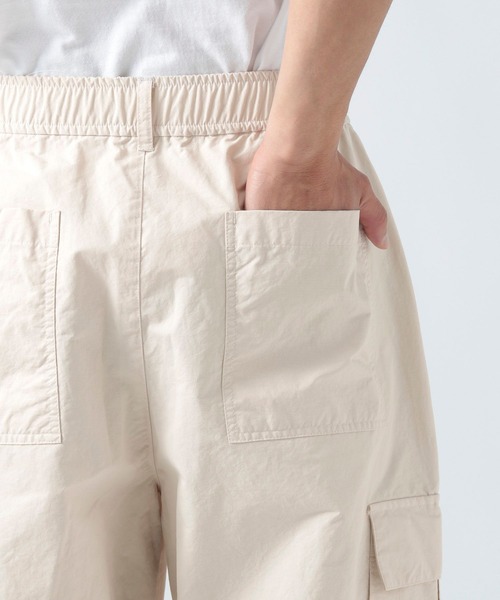 BAYFLOW（ベイフロー）の「ナイロンコットンワイドカーゴパンツ（カーゴパンツ・メンズ・グレー/カーキ/ブラック/ホワイト・SMALL/MEDIUM/LARGE）」の19枚目の写真