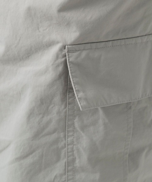 BAYFLOW（ベイフロー）の「ナイロンコットンワイドカーゴパンツ（カーゴパンツ・メンズ・グレー/カーキ/ブラック/ホワイト・SMALL/MEDIUM/LARGE）」の21枚目の写真