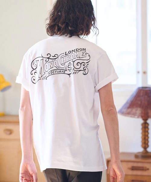 CAMBIO(カンビオ)の「mt8936- スタンダードシルエットプリントTシャツ(MONOCHROME)(Tシャツ/カットソー・メンズ・グレー/ホワイト/スミクロ・S/M/L/XL)」の11枚目の写真