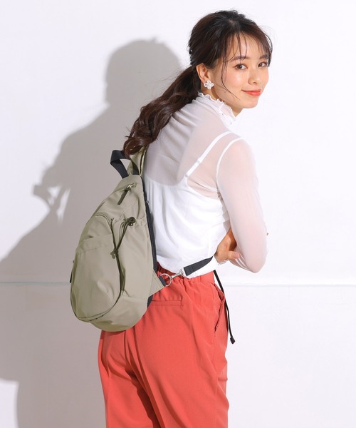 ALTROSE（アルトローズ）の「ママカル マザーズバッグ ボディバッグ ウエストバッグ（ボディバッグ/ウエストポーチ・レディース・ブラック/モカ/グレー・FREE）」の20枚目の写真