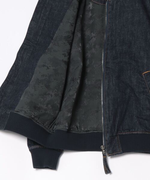 JAPAN BLUE JEANS(ジャパンブルージーンズ)の「【JAPAN BLUE】 デニムボンバージャケット(デニムジャケット・メンズ・ダークインディゴブルー・3/2)」の3枚目の写真