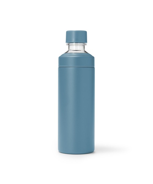 無印良品（ムジルシリョウヒン）の「ステンレス　炭酸にも使える　保冷ボトル　６００ｍＬ（水筒・メンズ・ホワイト/ブルー・FREE）」の2枚目の写真