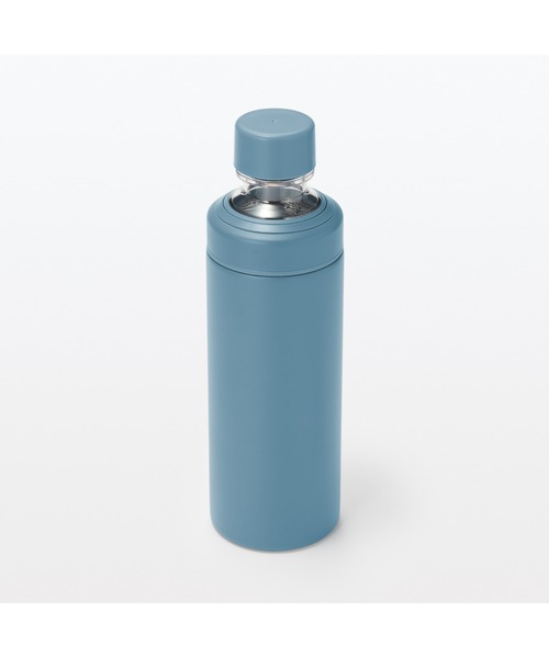 無印良品（ムジルシリョウヒン）の「ステンレス　炭酸にも使える　保冷ボトル　６００ｍＬ（水筒・メンズ・ホワイト/ブルー・FREE）」の8枚目の写真