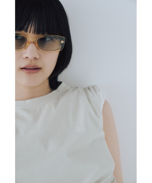 emmi（エミ）の「emmi×Pla】ギャザーショルダープルオーバー（Tシャツ/カットソー・レディース・ミント/ホワイト/ブラック/ブルー・FREE）」の17枚目の写真