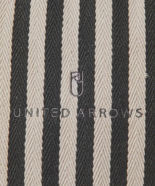 UNITED ARROWS（ユナイテッドアローズ）の「ストライプ ランチバッグ（トートバッグ・レディース・ブラック・FREE）」の9枚目の写真