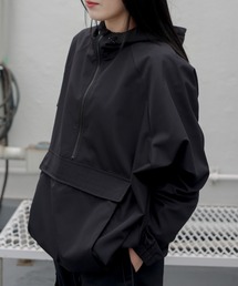 BROKEN BASE | 裾ドローコード付きアノラック(ブルゾン)