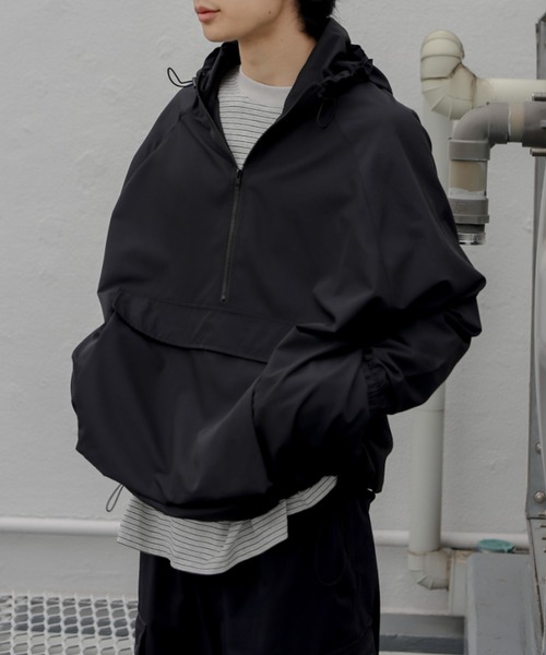 セール】裾ドローコード付きアノラック（ブルゾン）｜BROKEN BASE