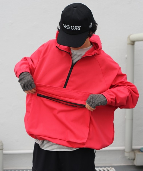 セール】裾ドローコード付きアノラック（ブルゾン）｜BROKEN BASE