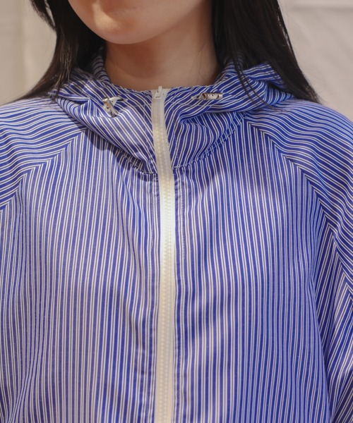 BROKEN BASE(ブロークンベース)の「裾ドローコード付きアノラック(ブルゾン・メンズ・レッド/ライトブルー/ブラック/ブルー・MEDIUM/LARGE)」の21枚目の写真