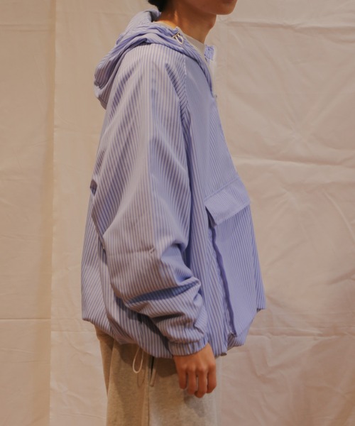 BROKEN BASE（ブロークンベース）の「裾ドローコード付きアノラック