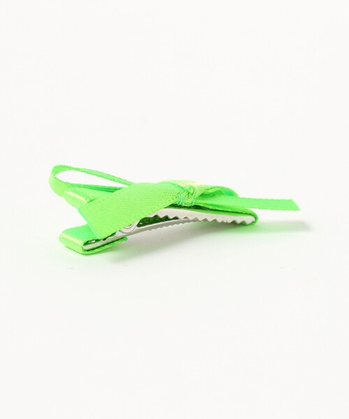 Ray BEAMS（レイビームス）の「Ray BEAMS / ネオンカラー リボン クリップ（その他ヘアアクセサリー・レディース・ピンク/ミント/イエロー・ONE SIZE）」の9枚目の写真