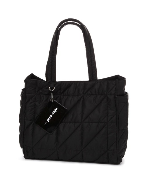 niko and...（ニコアンド）の「オリジナル2WAYマルチトートバッグM（トートバッグ・レディース・ブラック/シルバー/アイボリー・FREE）」の10枚目の写真