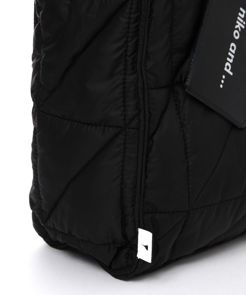 niko and...（ニコアンド）の「オリジナル2WAYマルチトートバッグM（トートバッグ・レディース・ブラック/シルバー/アイボリー・FREE）」の19枚目の写真