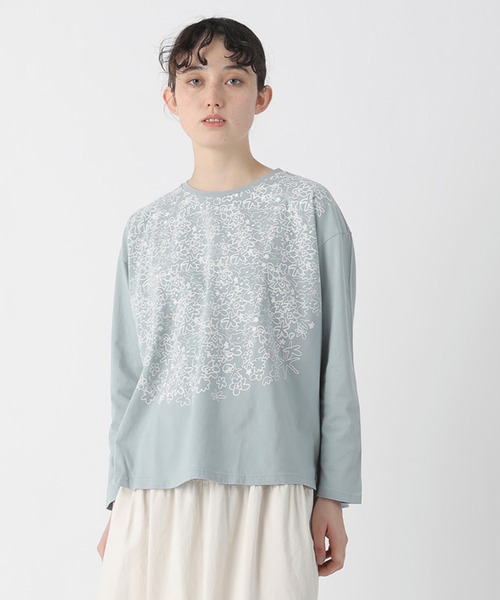 Plantation（プランテーション）の「(B)チビハナプリントT/Tシャツ / S