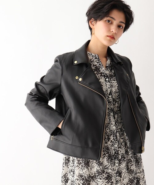 ダーリッチ メッシュデザインライダースジャケット MIX ダーリッチ