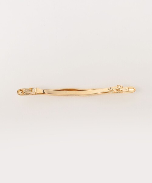 BEAUTY&YOUTH UNITED ARROWS（ビューティーアンドユースユナイテッドアローズ）の「【WEB限定】メタル ロングライン バレッタ（バレッタ/ヘアクリップ・レディース・ゴールド/シルバー・FREE）」の4枚目の写真