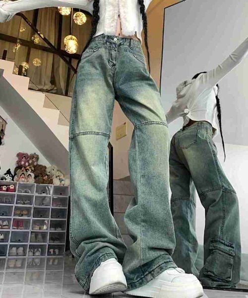 Achic(アシック)の「カーゴジーパン(デニムパンツ・レディース・グレー系その他・M/L/S)」の11枚目の写真