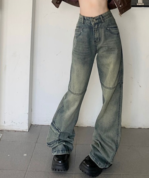 Achic(アシック)の「カーゴジーパン(デニムパンツ・レディース・グレー系その他・M/L/S)」の14枚目の写真