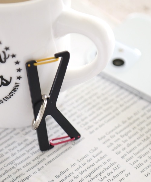 BAYFLOW(ベイフロー)の「BFアルファベットカラビナ(キーホルダー・レディース・A/S/M/K/Y/R・0)」の2枚目の写真