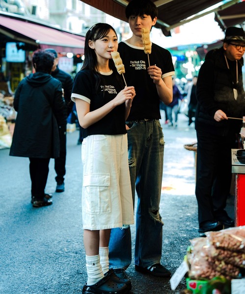 ALAND（エーランド）の「サイズ展開豊富【UNISEX】ALAND／リンガータイトT（Tシャツ/カットソー・レディース・ブラック/ホワイト/ネイビー・SMALL/MEDIUM/LARGE）」の20枚目の写真