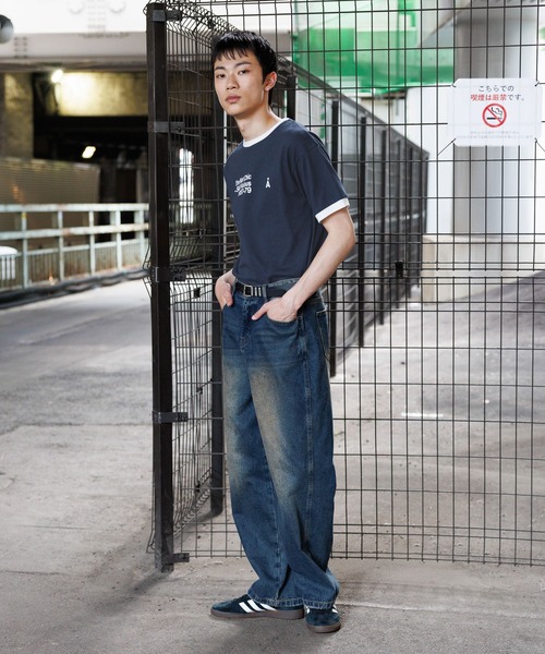 ALAND（エーランド）の「サイズ展開豊富【UNISEX】ALAND／リンガータイトT（Tシャツ/カットソー・レディース・ブラック/ホワイト/ネイビー・SMALL/MEDIUM/LARGE）」の6枚目の写真