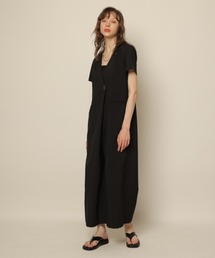 新品✨タグ付き　CADUNE 半袖　　オールインワン カデュネ　36 人気完売 CADUNE（カデュネ）の「半袖オールインワン（その他パンツ