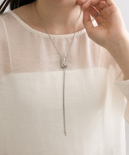 mystic（ミスティック）の「[Eau]slinde chain necklace（ネックレス・レディース・ゴールド/シルバー・ONE SIZE）」の8枚目の写真