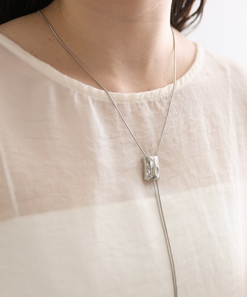mystic（ミスティック）の「[Eau]slinde chain necklace（ネックレス・レディース・ゴールド/シルバー・ONE SIZE）」の3枚目の写真