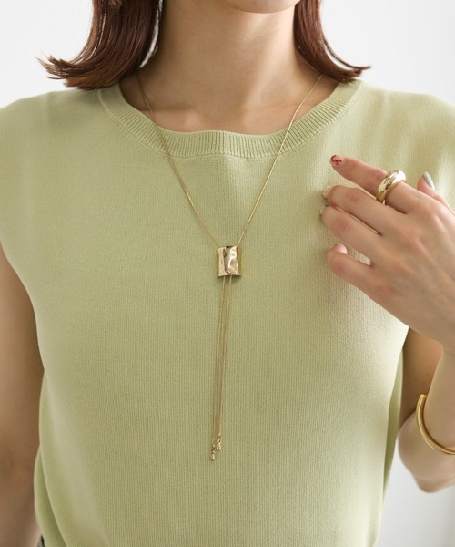 mystic（ミスティック）の「[Eau]slinde chain necklace（ネックレス・レディース・ゴールド/シルバー・ONE SIZE）」の7枚目の写真